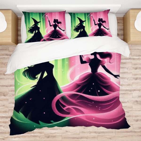 ZapMerch Witch Comforter Set Girls Friendship Bed Bedding Sets Bedroom Decor SC00006-005