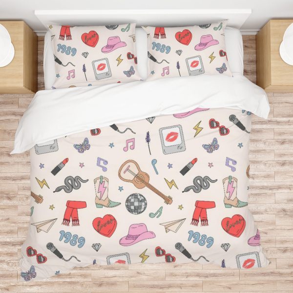 ZapMerch Pop Music Queen Comforter Set Artist Bed Bedding Sets Bedroom Decor SC00009-005