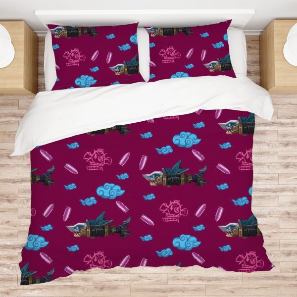 ZapMerch Magic City Comforter Set Animation Bed Bedding Sets Bedroom Decor SC00012-005