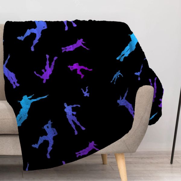 ZapMerch Battle Blanket Video Game Throw Blankets Couch Bed Living Room Decor Soft Durable Washable 57" X 50" SC00020-004