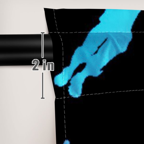 ZapMerch Battle Window Curtains Video Game Drapes Bedroom Home Room Decor Durable Fabric Machine Washable 82" X 84" SC00020-013