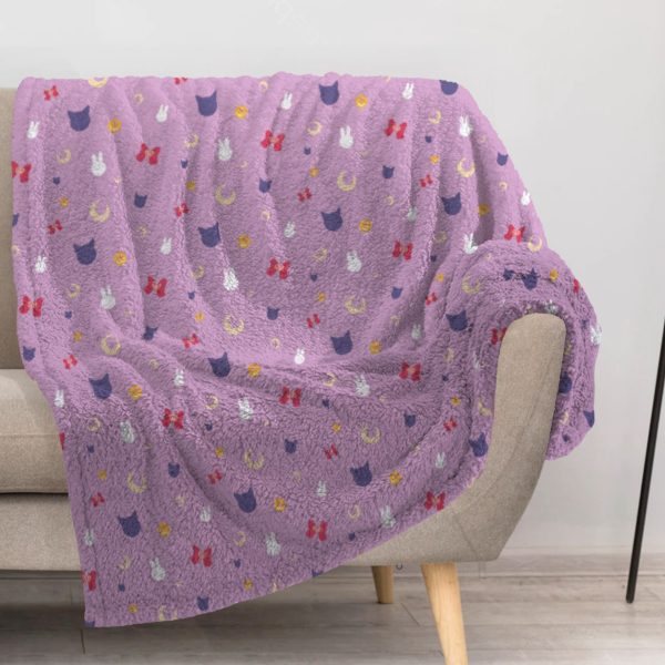ZapMerch Moon Scouts Blanket Crystal Girls Throw Blankets Couch Bed Living Room Decor Soft Durable Washable 57" X 50" SC00029-004