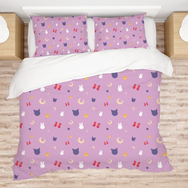 ZapMerch Moon Scouts Comforter Set Crystal Girls Bed Bedding Sets Bedroom Decor SC00029-005