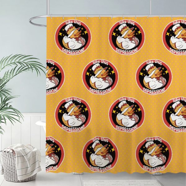 ZapMerch Redemption I Shower Curtain, Hell'S B&B Bathroom Decor, Waterproof Fabric Durable Easy Care Washable, 72"X72"(Hooks Not Included) SC00030-002