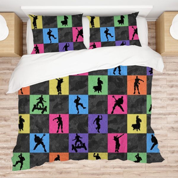 ZapMerch Battle Comforter Set Video Game Bed Bedding Sets Bedroom Decor SC00038-005