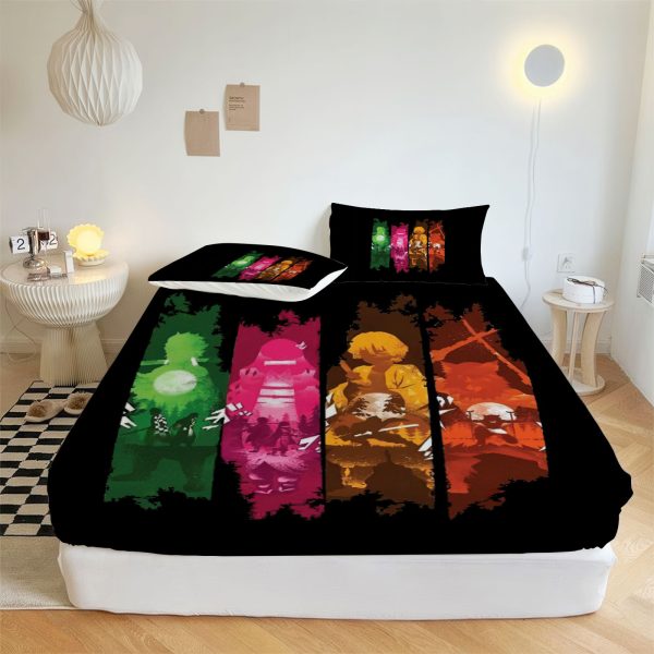 ZapMerch Battle Fitted Sheet Video Game Bed Sheets Bedding Set Deep Pockets Up To 16" Bedroom Decor SC00041-006