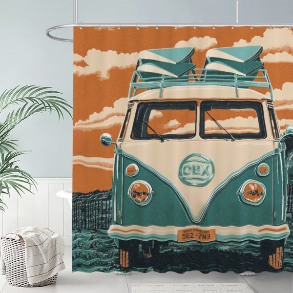 ZapMerch Treasure Hunters Shower Curtain, Teens Bathroom Decor, Waterproof Fabric Durable Easy Care Washable, 72"X72"(Hooks Not Included)