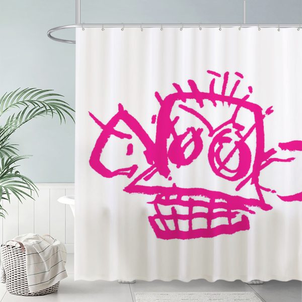ZapMerch Magic City Shower Curtain, Animation Bathroom Decor, Waterproof Fabric Durable Easy Care Washable, 72"X72"(Hooks Not Included) SC00045-002