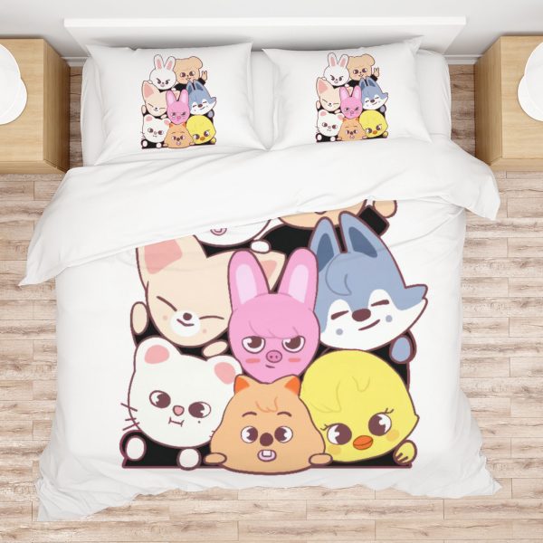 ZapMerch K-Pop Group Comforter Set Youth Soundwave Bed Bedding Sets Bedroom Decor SC00049-005