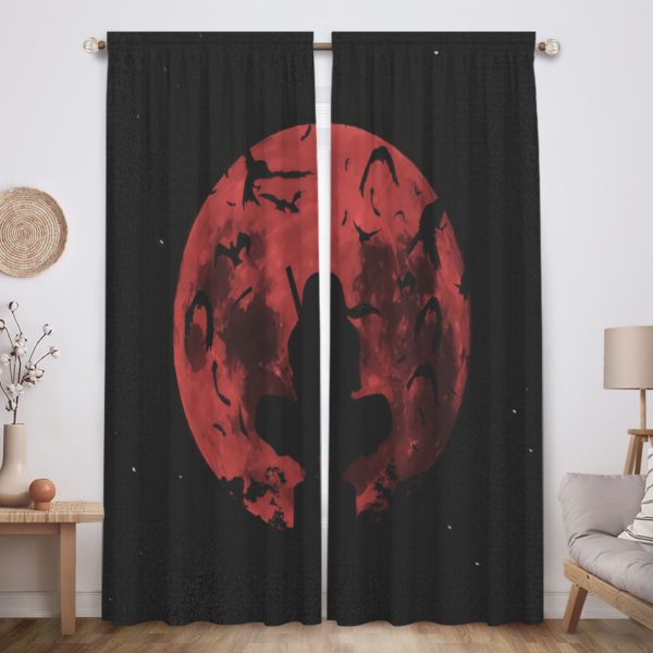 ZapMerch Ninja Journeys Window Curtains Anime Drapes Bedroom Home Room Decor Durable Fabric Machine Washable 82" X 84" SC00056-013