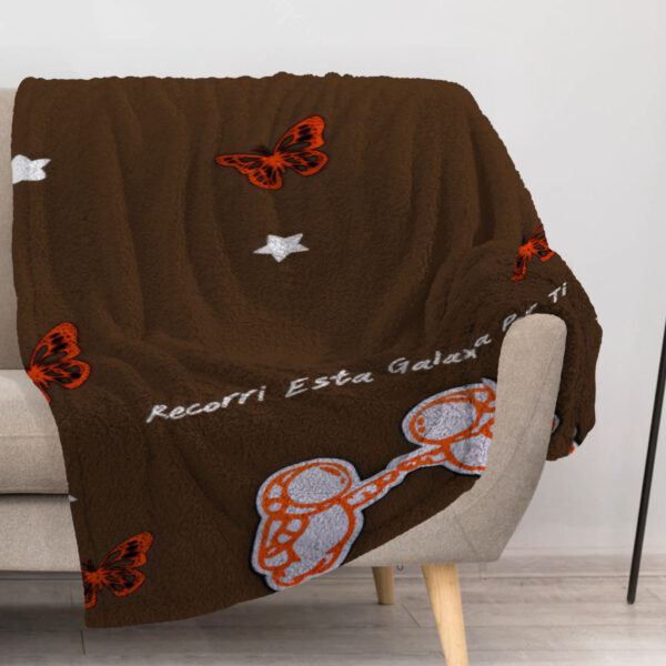 ZapMerch Music Sensation Blanket Latin Pop Artist Throw Blankets Couch Bed Living Room Decor Soft Durable Washable 57" X 50"