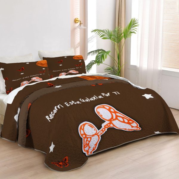 ZapMerch Music Sensation Quilt Bedspreads Latin Pop Artist Bed Set Bedding Coverlet Fabric Washable SC00060-007