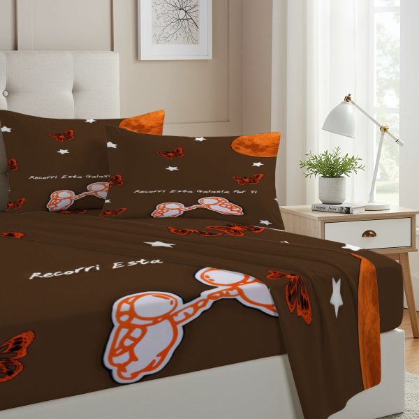 ZapMerch Twin Size Music Sensation Fitted Sheet Latin Pop Artist Bed Flat Sheets Bedding Set Deep Pockets Up To 16" Bedroom Decor With 1 Pillow Sham SC00060-009