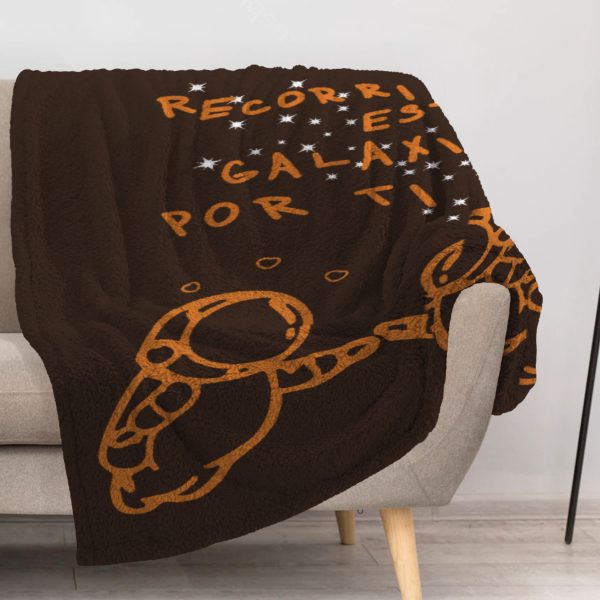 ZapMerch Music Sensation Blanket Latin Pop Artist Throw Blankets Couch Bed Living Room Decor Soft Durable Washable 57" X 50" SC00071-004