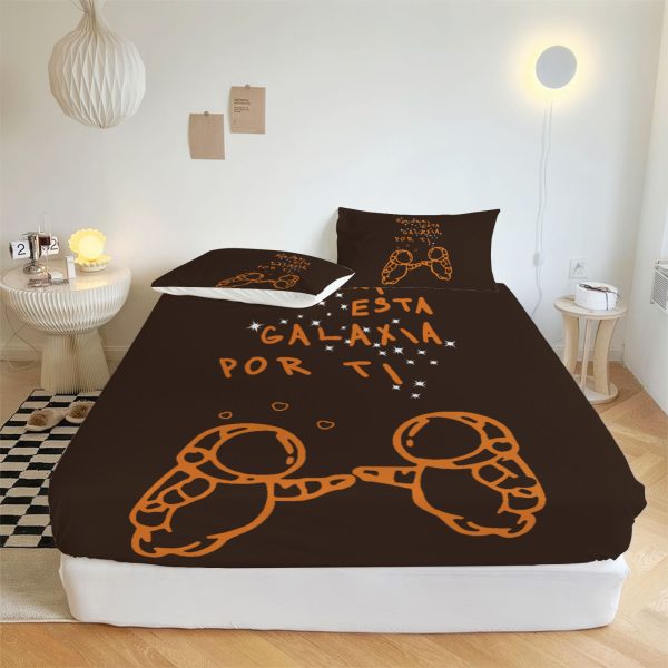 ZapMerch Music Sensation Fitted Sheet Latin Pop Artist Bed Sheets Bedding Set Deep Pockets Up To 16" Bedroom Decor SC00071-006