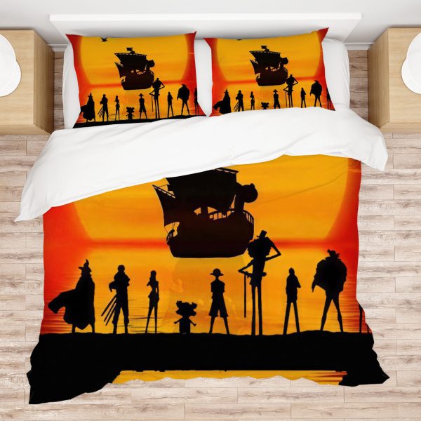 ZapMerch Pirate'S Odyssey Comforter Set Japanese Anime Bed Bedding Sets Bedroom Decor SC00090-005
