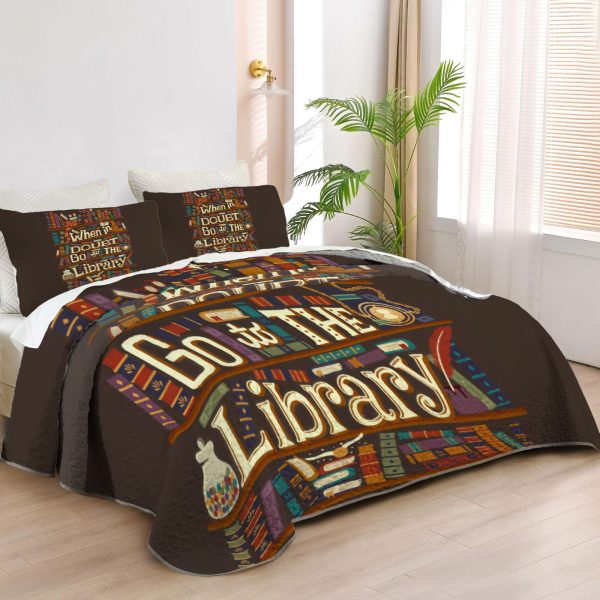 ZapMerch Wizarding World Quilt Bedspreads Wwe Bed Set Bedding Coverlet Fabric Washable SC00105-007