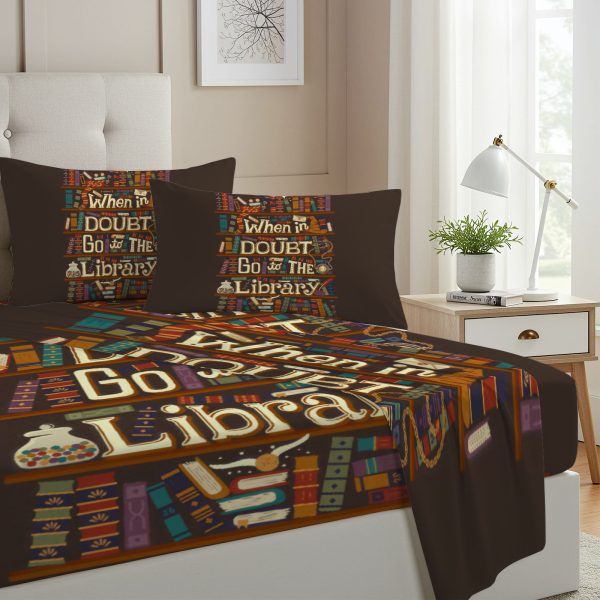 ZapMerch Twin Size Wizarding World Fitted Sheet Wwe Bed Flat Sheets Bedding Set Deep Pockets Up To 16" Bedroom Decor With 1 Pillow Sham SC00105-009