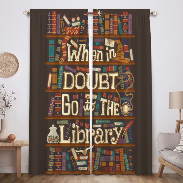 ZapMerch Wizarding World Window Curtains Wwe Drapes Bedroom Home Room Decor Durable Fabric Machine Washable 82" X 84" SC00105-013