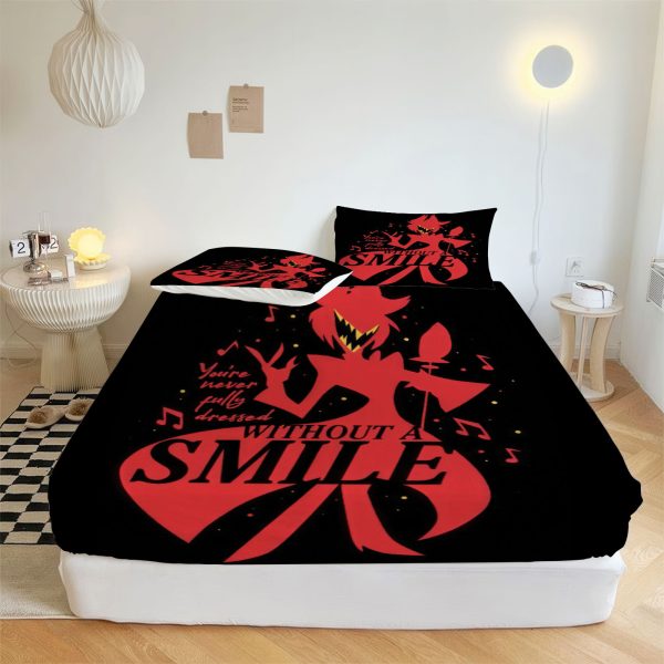 ZapMerch Redemption I Fitted Sheet Hell'S B&B Bed Sheets Bedding Set Deep Pockets Up To 16" Bedroom Decor SC00108-006