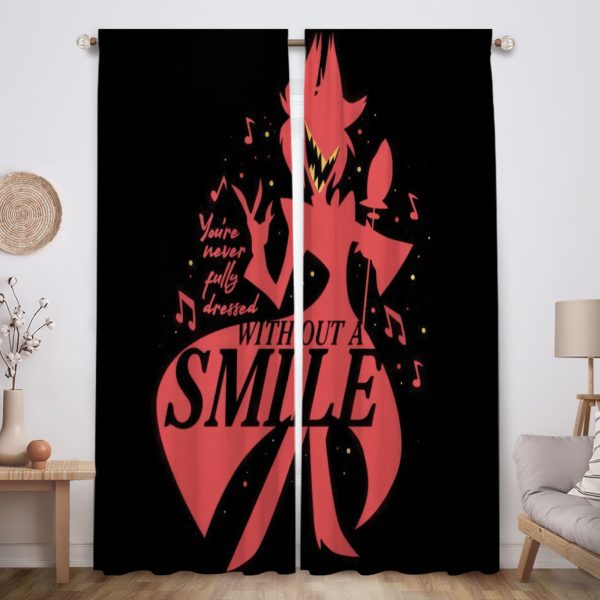 ZapMerch Redemption I Window Curtains Hell'S B&B Drapes Bedroom Home Room Decor Durable Fabric Machine Washable 82" X 84" SC00108-013