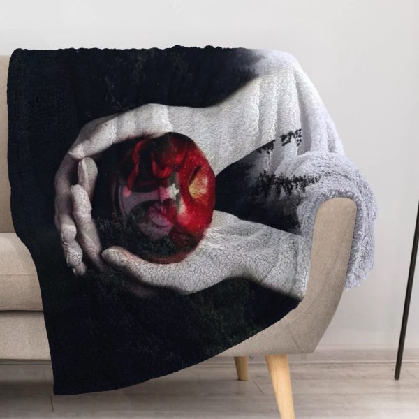 ZapMerch Nightfall Romance Blanket Vampire Throw Blankets Couch Bed Living Room Decor Soft Durable Washable 57" X 50" SC00114-004