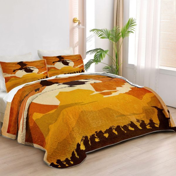 ZapMerch Epic Quest Quilt Bedspreads Fantasy Literature Bed Set Bedding Coverlet Fabric Washable SC00124-007