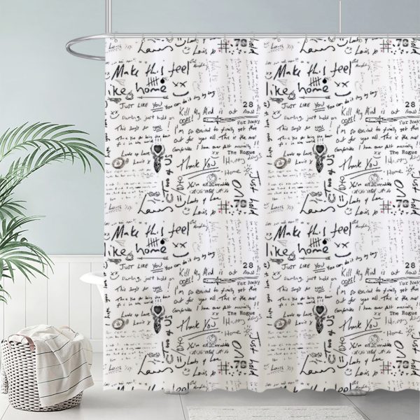 ZapMerch United Harmony Shower Curtain, Pop Band Bathroom Decor, Waterproof Fabric Durable Easy Care Washable, 72"X72"(Hooks Not Included) SC00145-002
