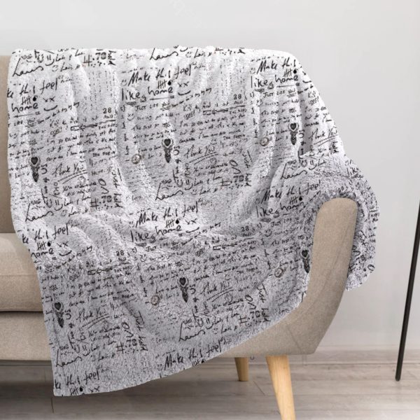ZapMerch United Harmony Blanket Pop Band Throw Blankets Couch Bed Living Room Decor Soft Durable Washable 57" X 50" SC00145-004
