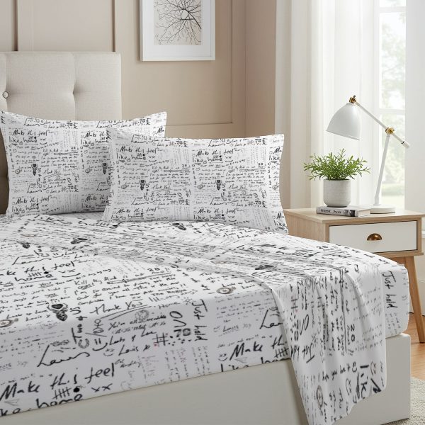 ZapMerch Twin Size United Harmony Fitted Sheet Pop Band Bed Flat Sheets Bedding Set Deep Pockets Up To 16" Bedroom Decor With 1 Pillow Sham SC00145-009