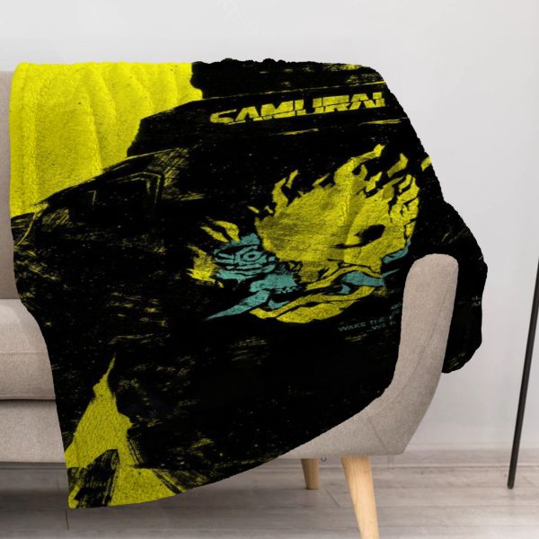 ZapMerch Night City Explorer Blanket Video Game Throw Blankets Couch Bed Living Room Decor Soft Durable Washable 57" X 50" SC00148-004