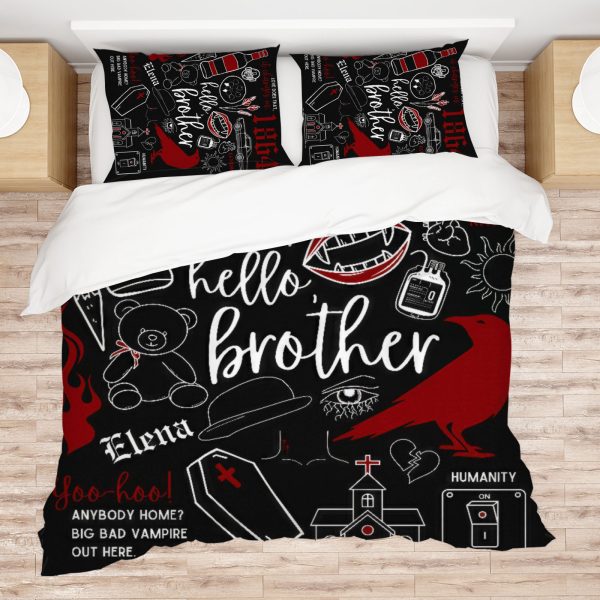 ZapMerch Vampire Comforter Set Mystic Bed Bedding Sets Bedroom Decor SC00154-005