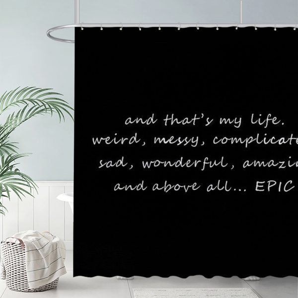 ZapMerch Vampire Shower Curtain, Mystic Bathroom Decor, Waterproof Fabric Durable Easy Care Washable, 72"X72"(Hooks Not Included) SC00160-002