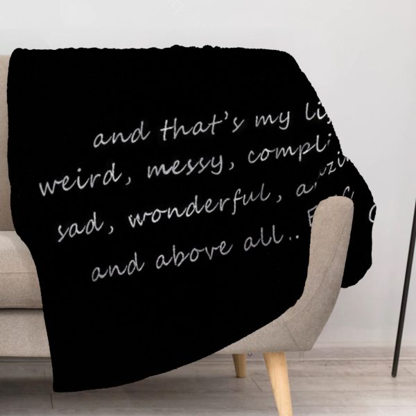 ZapMerch Vampire Blanket Mystic Throw Blankets Couch Bed Living Room Decor Soft Durable Washable 57" X 50" SC00160-004
