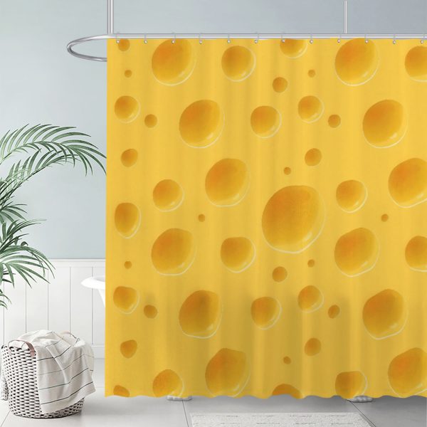 ZapMerch Green Bay Sports Shower Curtain, Football Bathroom Decor, Waterproof Fabric Durable Easy Care Washable, 72"X72"(Hooks Not Included) SC00168-002