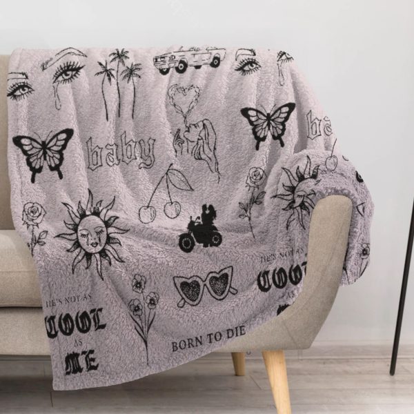 ZapMerch Dream Pop Artist Blanket Melancholic Storyteller Throw Blankets Couch Bed Living Room Decor Soft Durable Washable 57" X 50" SC00171-004