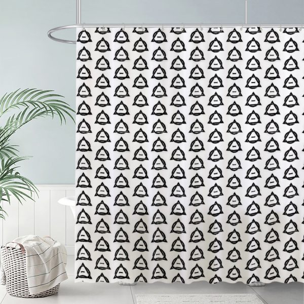 ZapMerch Spiritual Coection Shower Curtain, Animal Identity Bathroom Decor, Waterproof Fabric Durable Easy Care Washable, 72"X72"(Hooks Not Included) SC00180-002