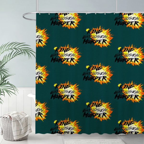 ZapMerch Super Ability Academy Shower Curtain, Japanese Anime Bathroom Decor, Waterproof Fabric Durable Easy Care Washable, 72"X72"(Hooks Not Included) SC00190-002