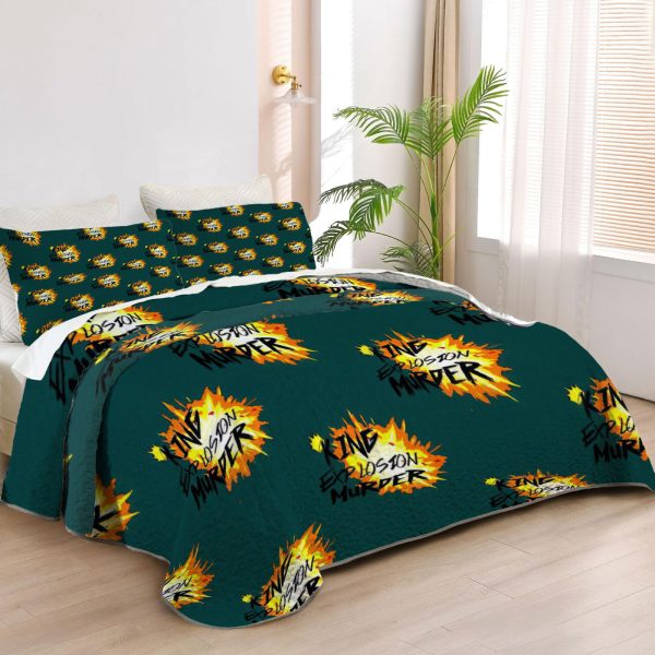 ZapMerch Super Ability Academy Quilt Bedspreads Japanese Anime Bed Set Bedding Coverlet Fabric Washable SC00190-007