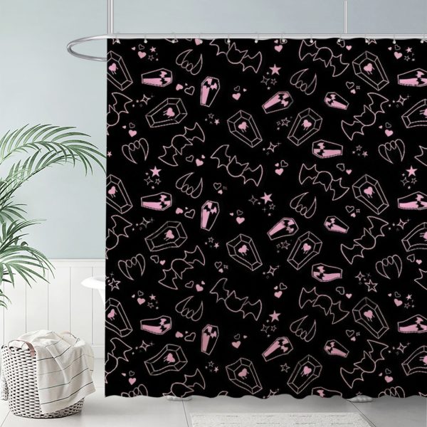 ZapMerch Midnight Bash Shower Curtain, Dream Party Bathroom Decor, Waterproof Fabric Durable Easy Care Washable, 72"X72"(Hooks Not Included) SC00199-002