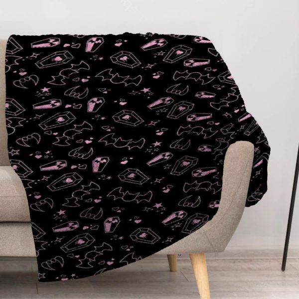 ZapMerch Midnight Bash Blanket Dream Party Throw Blankets Couch Bed Living Room Decor Soft Durable Washable 57" X 50" SC00199-004