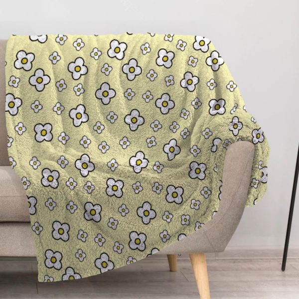ZapMerch Sweet Melody Blanket Pink Buy Throw Blankets Couch Bed Living Room Decor Soft Durable Washable 57" X 50" SC00205-004