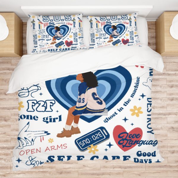 ZapMerch Soul Goddess Comforter Set R&B Bed Bedding Sets Bedroom Decor SC00206-005
