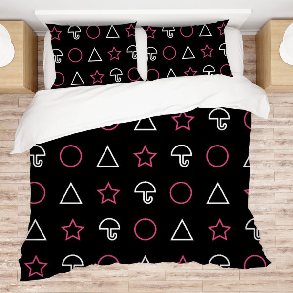 ZapMerch Survival Game Comforter Set Korean Drama Bed Bedding Sets Bedroom Decor SC00210-005