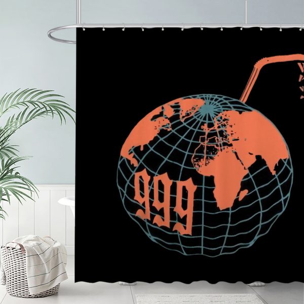 ZapMerch Music Prodigy Shower Curtain, Emotional Rapper Bathroom Decor, Waterproof Fabric Durable Easy Care Washable, 72"X72"(Hooks Not Included)