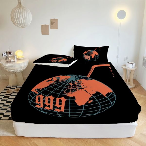 ZapMerch Music Prodigy Fitted Sheet Emotional Rapper Bed Sheets Bedding Set Deep Pockets Up To 16" Bedroom Decor SC00224-006