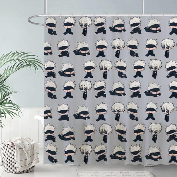 ZapMerch Sorcerers Shower Curtain, Anime Bathroom Decor, Waterproof Fabric Durable Easy Care Washable, 72"X72"(Hooks Not Included)