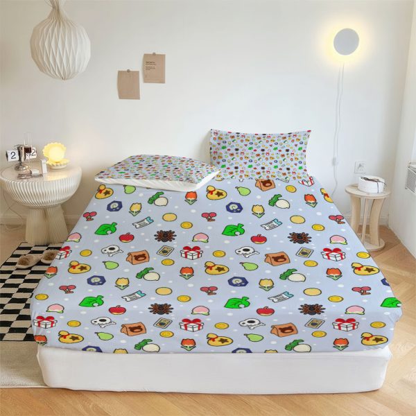 ZapMerch Rural Life Game Fitted Sheet Video Game Bed Sheets Bedding Set Deep Pockets Up To 16" Bedroom Decor SC00236-006