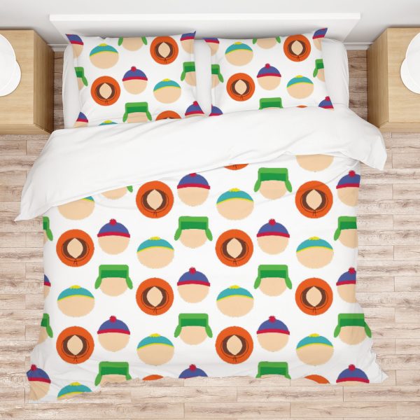 ZapMerch Satirical Cartoon Comforter Set Animated Comedy Bed Bedding Sets Bedroom Decor SC00237-005