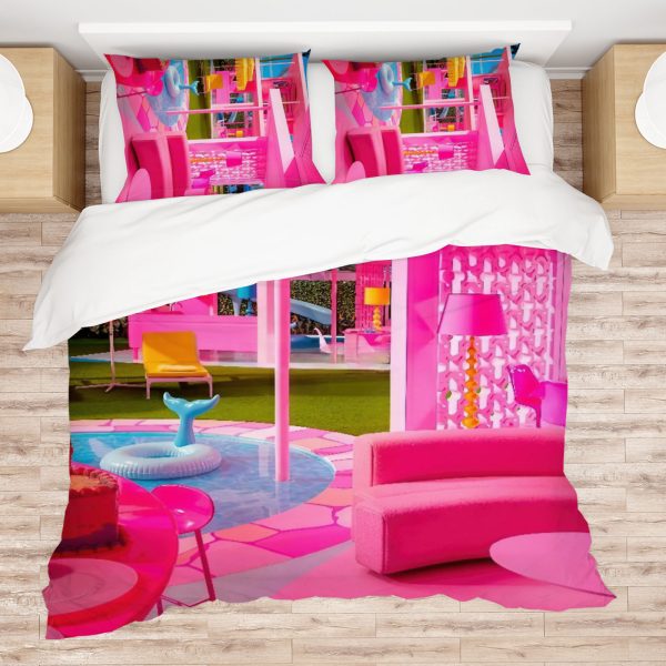 ZapMerch Fashion Doll Comforter Set Pretty Girl Bed Bedding Sets Bedroom Decor SC00248-005